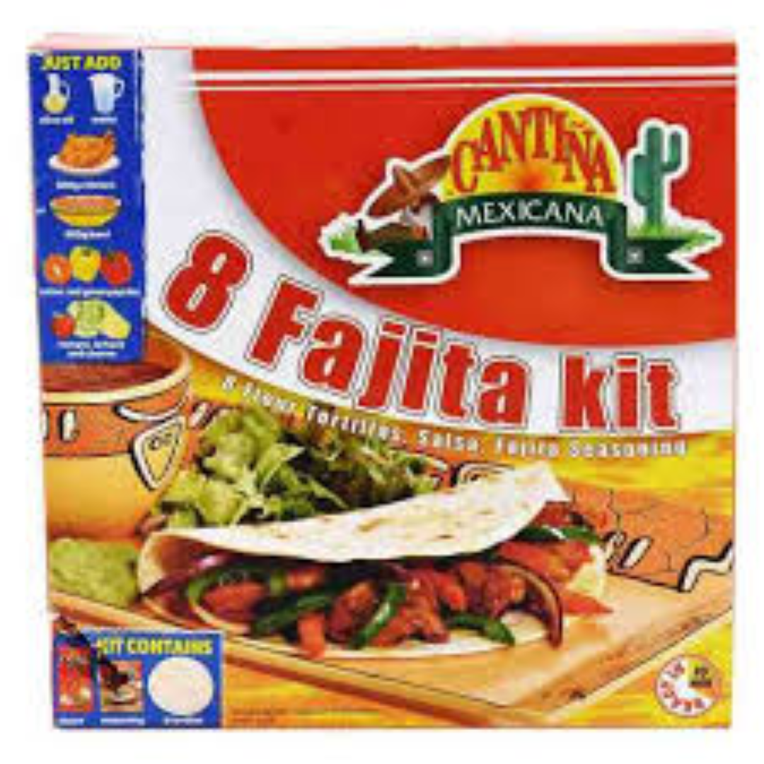 CANTINA MEX 8 FAJITA KIT 525G